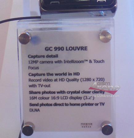 LG GC990 Louvre