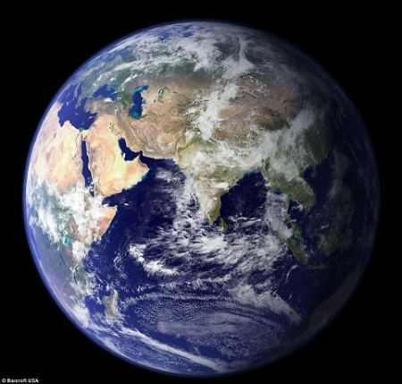 美国家航空航天局公布迄今最清晰地球太空照(图)_新闻