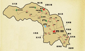 街子古镇旅游景区位于四川省首批历史文化名城