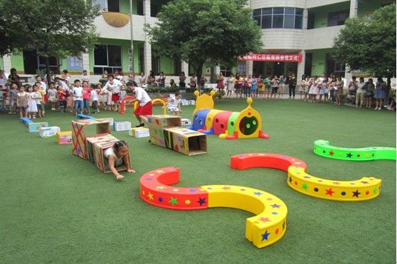 郫县机关幼儿园举行游戏教研观摩活动_教育频